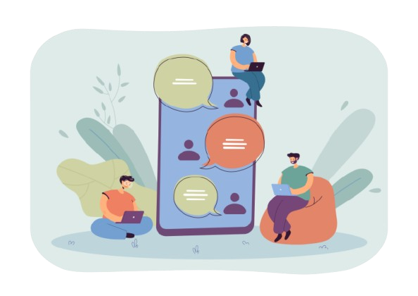 Share experience illustration